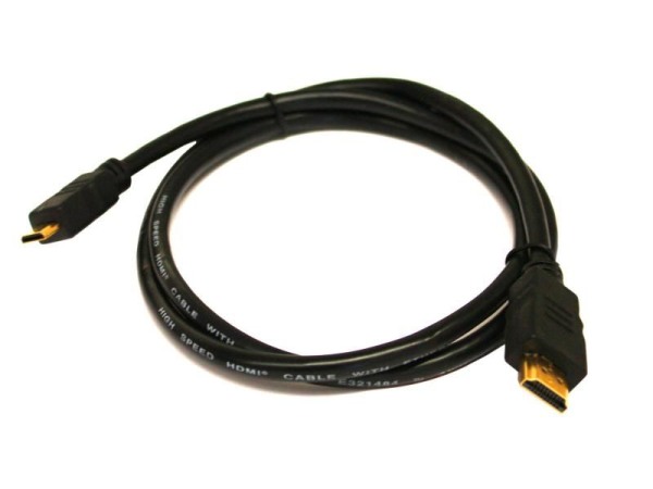 CBHD15C Cabo HDMI 5 m banhado a ouro em preto para Samsung